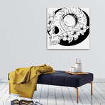 Dark Skull of the Moon (12"H x 12"W x 0.75"D)