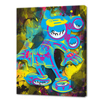 Dipopai // What's up there? // Black (10"H x 8"W x 0.75"D)