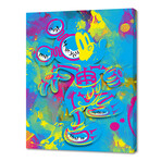 Dipopai // Walking Tall // Blue (10"H x 8"W x 0.75"D)