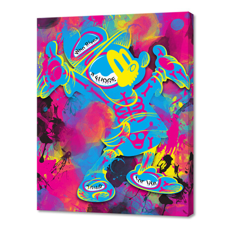 Dipopai // Look on up // Pink (10"H x 8"W x 0.75"D)