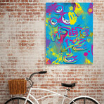 Dipopai // Walking Tall // Blue (10"H x 8"W x 0.75"D)