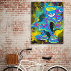 Dipopai // What's up there? // Black (10"H x 8"W x 0.75"D)