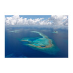 Maldives Print on Wrapped Canvas (8"H x 12"W x 1.5"D)
