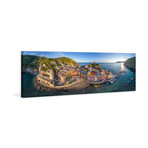 Vernazza 2 Print on Wrapped Canvas (5"H x 15"W x 1.5"D)