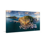 Porto Venere Print on Wrapped Canvas (6"H x 12"W x 1.5"D)
