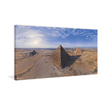 Egypt Pyramid Print on Wrapped Canvas (6"H x 12"W x 1.5"D)