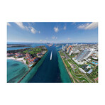 Speedboat Lane Print on Wrapped Canvas (8"H x 12"W x 1.5"D)