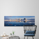 Glacial Still Print on Wrapped Canvas (5"H x 15"W x 1.5"D)