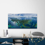 Gam Bay Print on Wrapped Canvas (6"H x 12"W x 1.5"D)