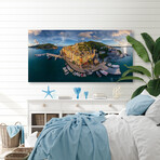 Porto Venere Print on Wrapped Canvas (6"H x 12"W x 1.5"D)