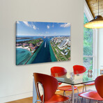 Speedboat Lane Print on Wrapped Canvas (8"H x 12"W x 1.5"D)