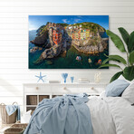 Riomaggiore Print on Wrapped Canvas (8"H x 12"W x 1.5"D)
