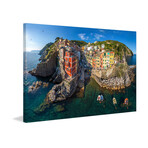 Riomaggiore Print on Wrapped Canvas (8"H x 12"W x 1.5"D)