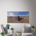 Egypt Pyramid Print on Wrapped Canvas (6"H x 12"W x 1.5"D)