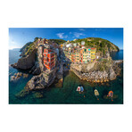 Riomaggiore Print on Wrapped Canvas (8"H x 12"W x 1.5"D)