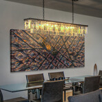 Barcelona Print on Wrapped Canvas (6"H x 12"W x 1.5"D)