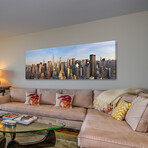 Manhattan 2 Print on Wrapped Canvas (5"H x 15"W x 1.5"D)
