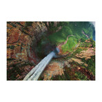 Angel Dragon Fall Print on Wrapped Canvas (8"H x 12"W x 1.5"D)