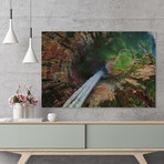 Angel Dragon Fall Print on Wrapped Canvas (8"H x 12"W x 1.5"D)