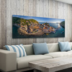 Vernazza 2 Print on Wrapped Canvas (5"H x 15"W x 1.5"D)