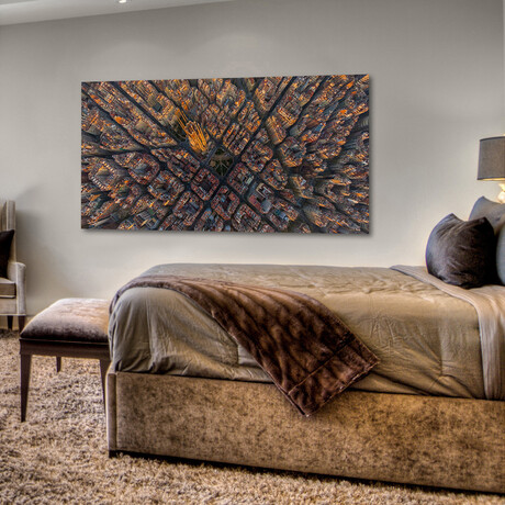 Barcelona Print on Wrapped Canvas (6"H x 12"W x 1.5"D)