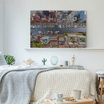 Amsterdam Print on Wrapped Canvas (8"H x 12"W x 1.5"D)