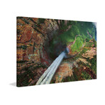Angel Dragon Fall Print on Wrapped Canvas (8"H x 12"W x 1.5"D)