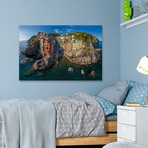 Riomaggiore Print on Wrapped Canvas (8"H x 12"W x 1.5"D)