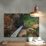 Angel Dragon Fall Print on Wrapped Canvas (8"H x 12"W x 1.5"D)