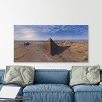 Egypt Pyramid Print on Wrapped Canvas (6"H x 12"W x 1.5"D)