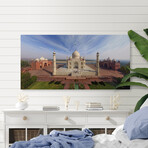 Taj Mahal Print on Wrapped Canvas (6"H x 12"W x 1.5"D)