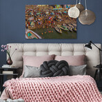 Seaside Party Print on Wrapped Canvas (8"H x 12"W x 1.5"D)