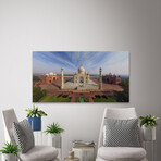 Taj Mahal Print on Wrapped Canvas (6"H x 12"W x 1.5"D)