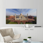 Taj Mahal Print on Wrapped Canvas (6"H x 12"W x 1.5"D)