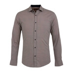 Jake Long Sleeve Button Up Shirt // Beige (2XL)