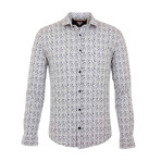 David Long Sleeve Button Up Shirt // White (L)