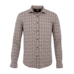 Kevin Long Sleeve Button Up Shirt // Beige (L)