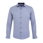 Austin Long Sleeve Button Up Shirt // Blue (2XL)