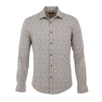 Harrison Long Sleeve Button Up Shirt // Beige (S)
