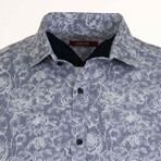 Andrew Long Sleeve Button Up Shirt // Blue (3XL)