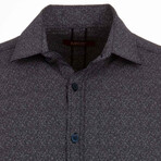Aaron Long Sleeve Button Up Shirt // Dark Gray (M)