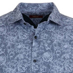 Charlie Long Sleeve Button Up Shirt // Blue (L)