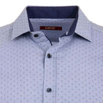 Austin Long Sleeve Button Up Shirt // Blue (M)