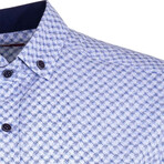 Sean Short Sleeve Button Up Shirt // Sax (L)