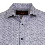 Abe Long Sleeve Button Up Shirt // Blue (2XL)