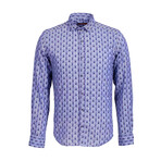 Louie Long Sleeve Button Up Shirt // Dark Blue (S)