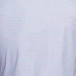 Galileo PolkaDot Button Up Shirt // Blue (L)