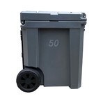 Camp-Zero® Premium Cooler // 50 Liter // Gray