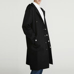 Camaro Long-Line Raincoat // Black (XL)