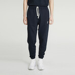 Drawstring Jogger Sweatpants // Navy (L)
